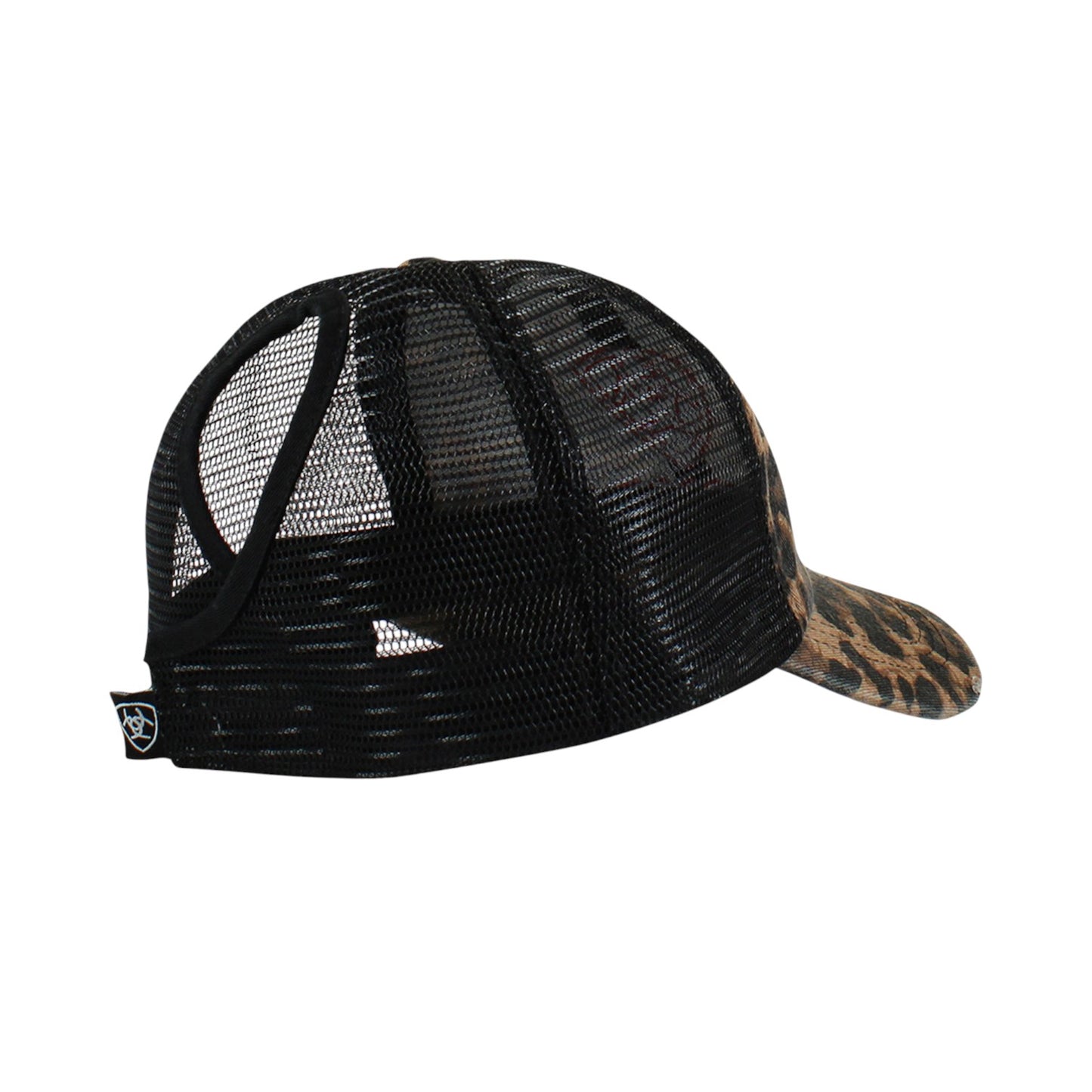Ariat Women's Embossed Logo Cheetah Print Cap Black