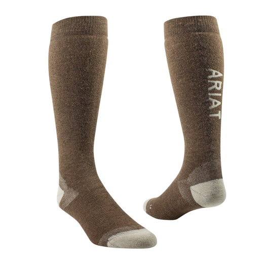 Ariat Country Performance Merino Socks Earth