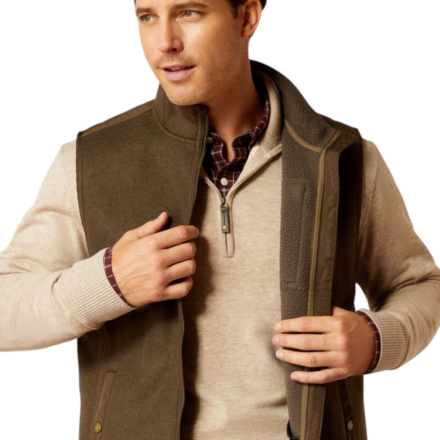 Ariat Men's Millbrae Vest Earth