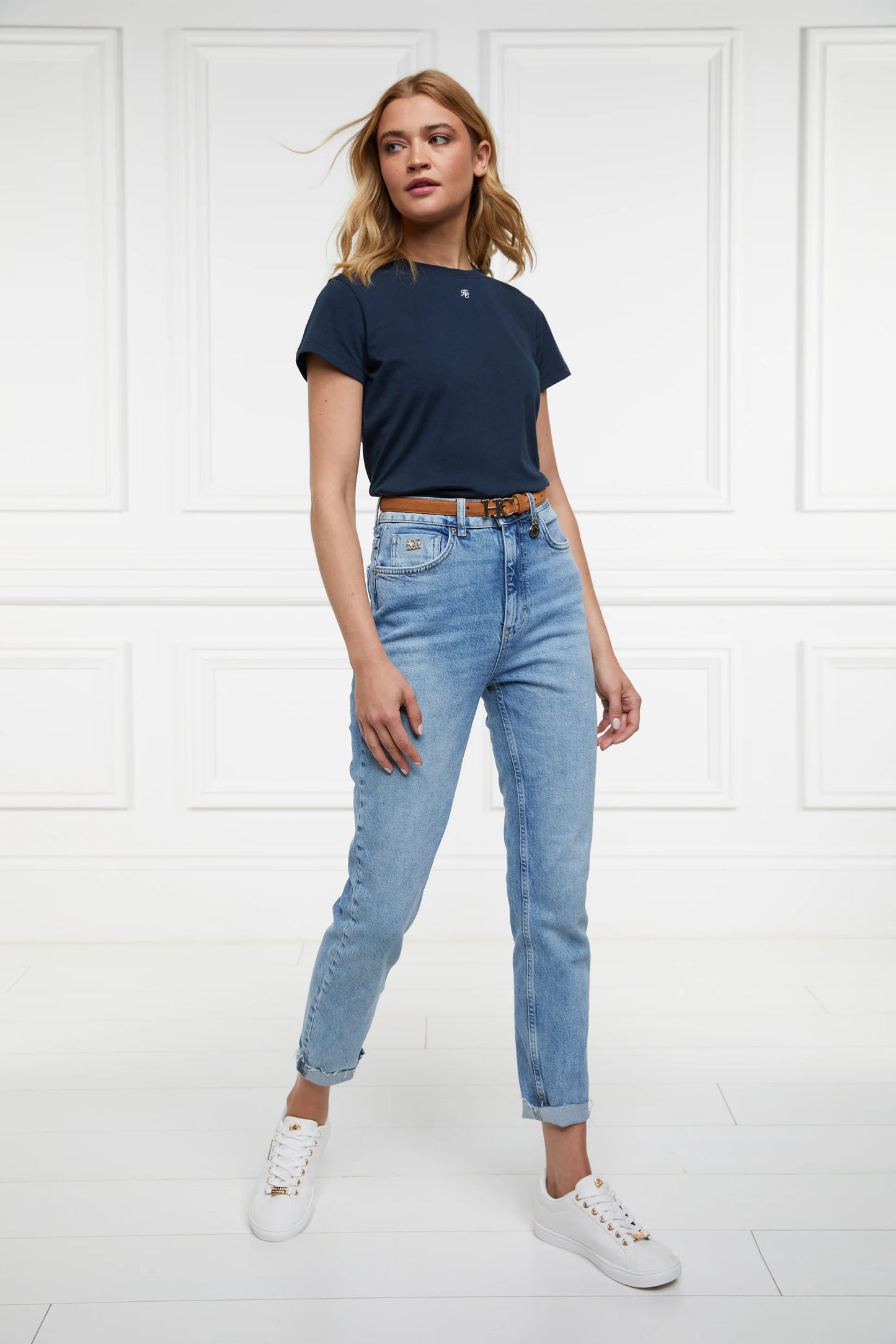 Holland Cooper Monogram Tee Ink Navy