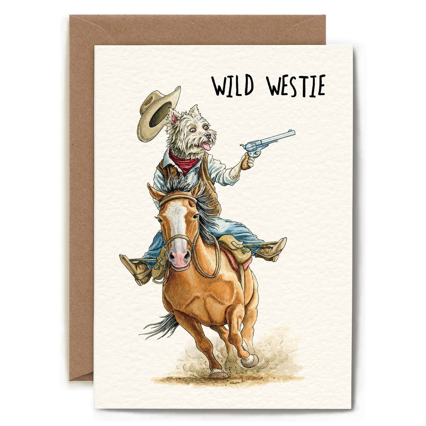 Wild Westie Card - Everyday Card - Funny