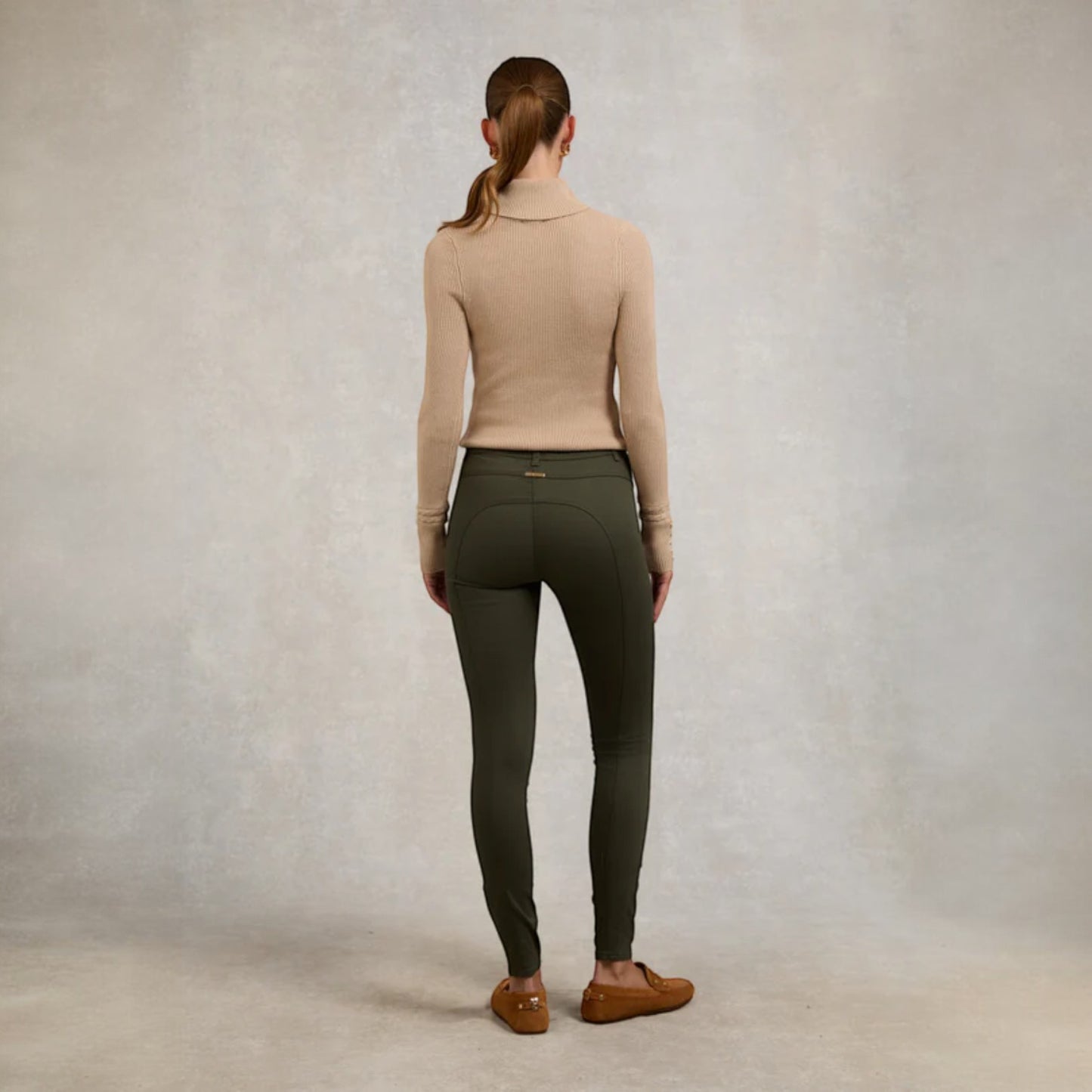 Holland Cooper Biker Jean Hunter Green
