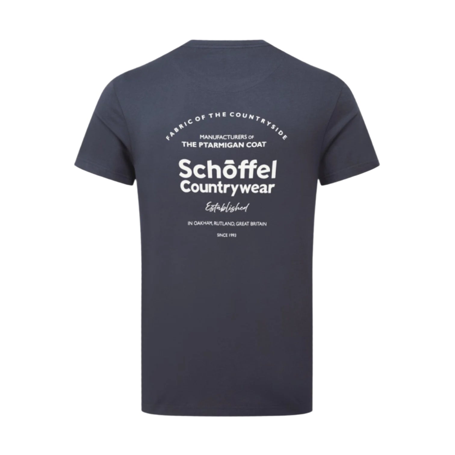 Schoffel Talland T Shirt Navy Heritage Print