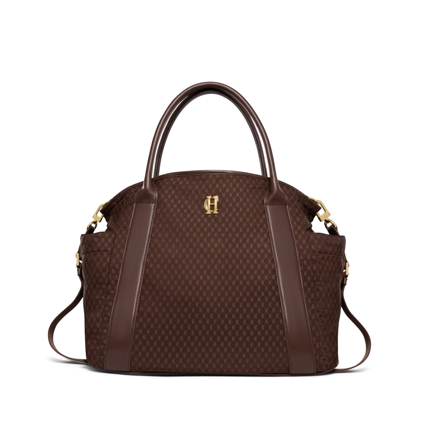 Holland Cooper Cheltenham Tote Bag Chocolate Monogram