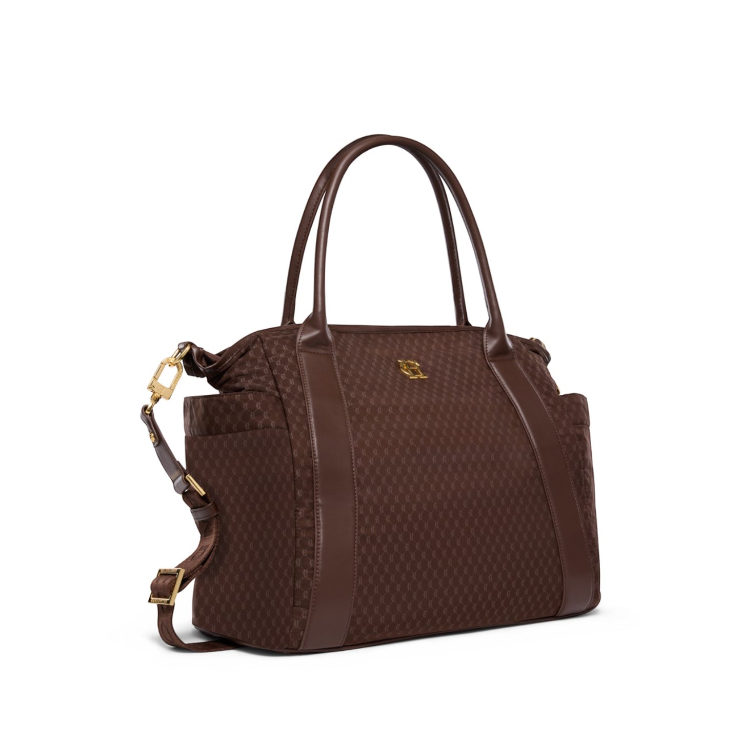 Holland Cooper Cheltenham Tote Bag Chocolate Monogram