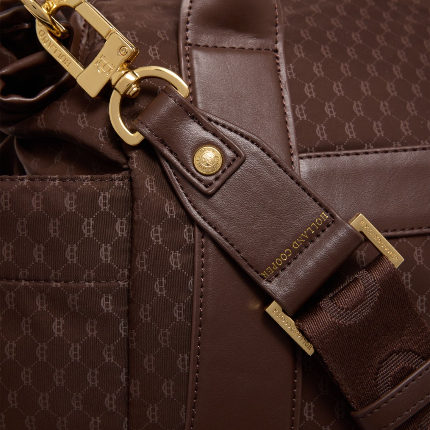 Holland Cooper Cheltenham Tote Bag Chocolate Monogram