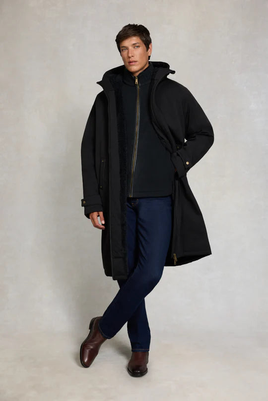 Holland Cooper Men's One-Size Waterproof Coat Black