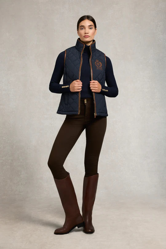 Holland Cooper Lightweight Country Gilet Ink Navy