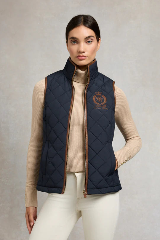 Holland Cooper Lightweight Country Gilet Ink Navy