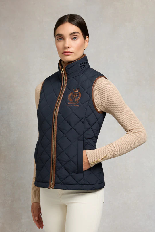 Holland Cooper Lightweight Country Gilet Ink Navy