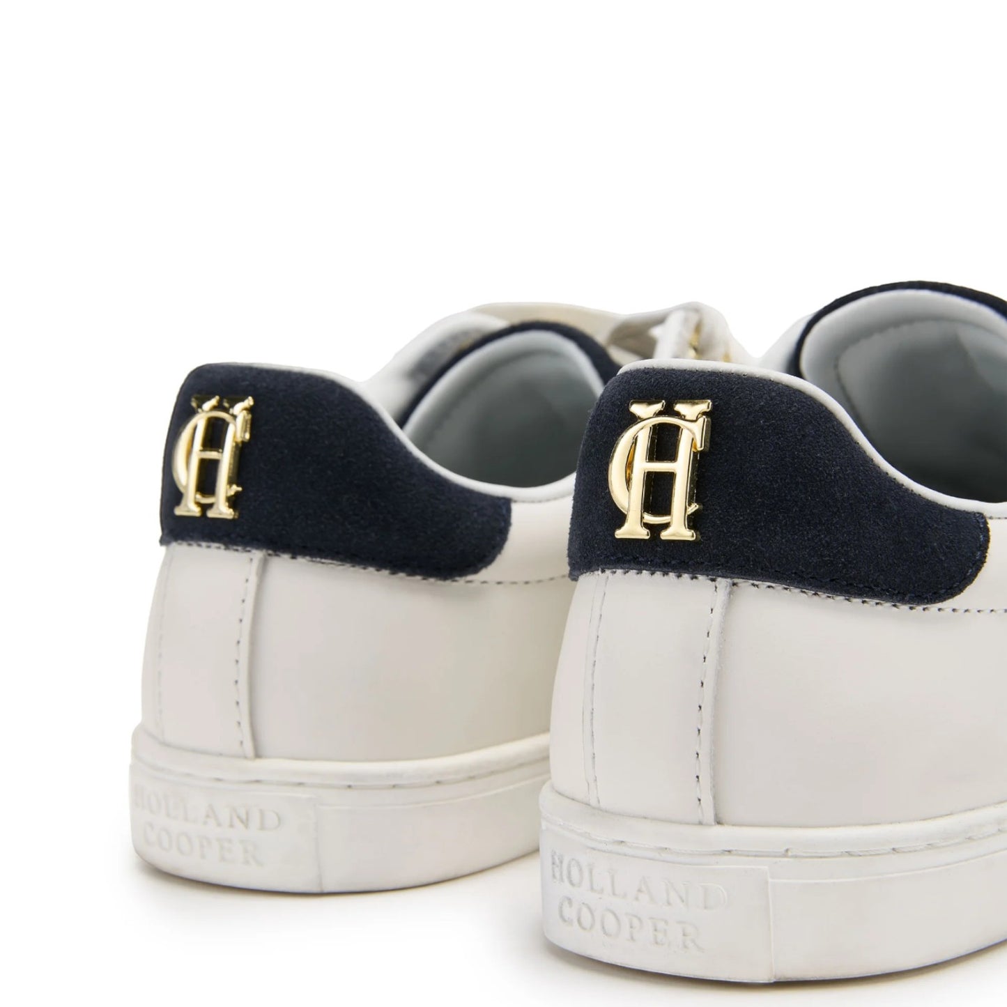 Holland Cooper Knightsbridge Court Trainer White Navy