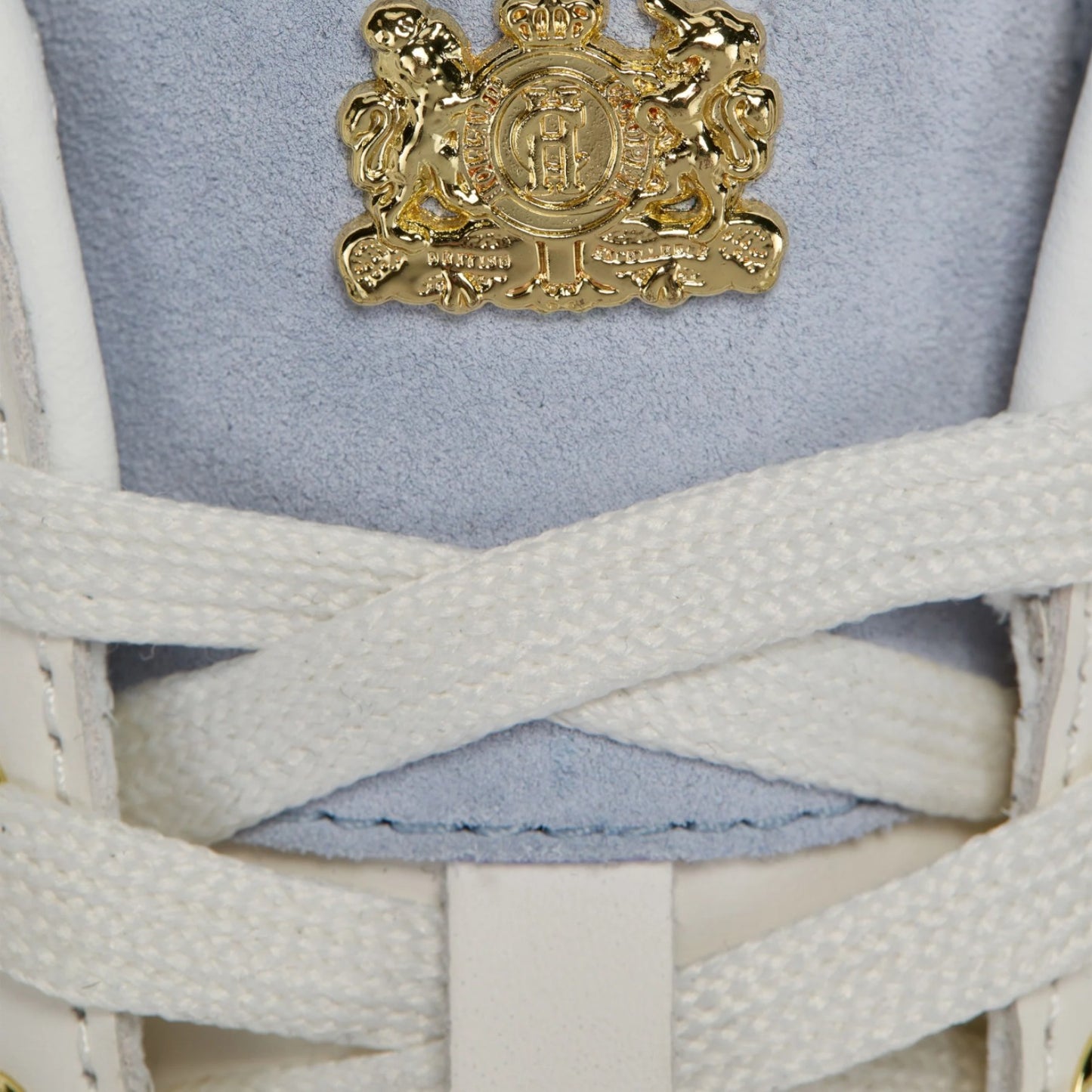 Holland Cooper Knightsbridge Court Trainer White Smokey Blue