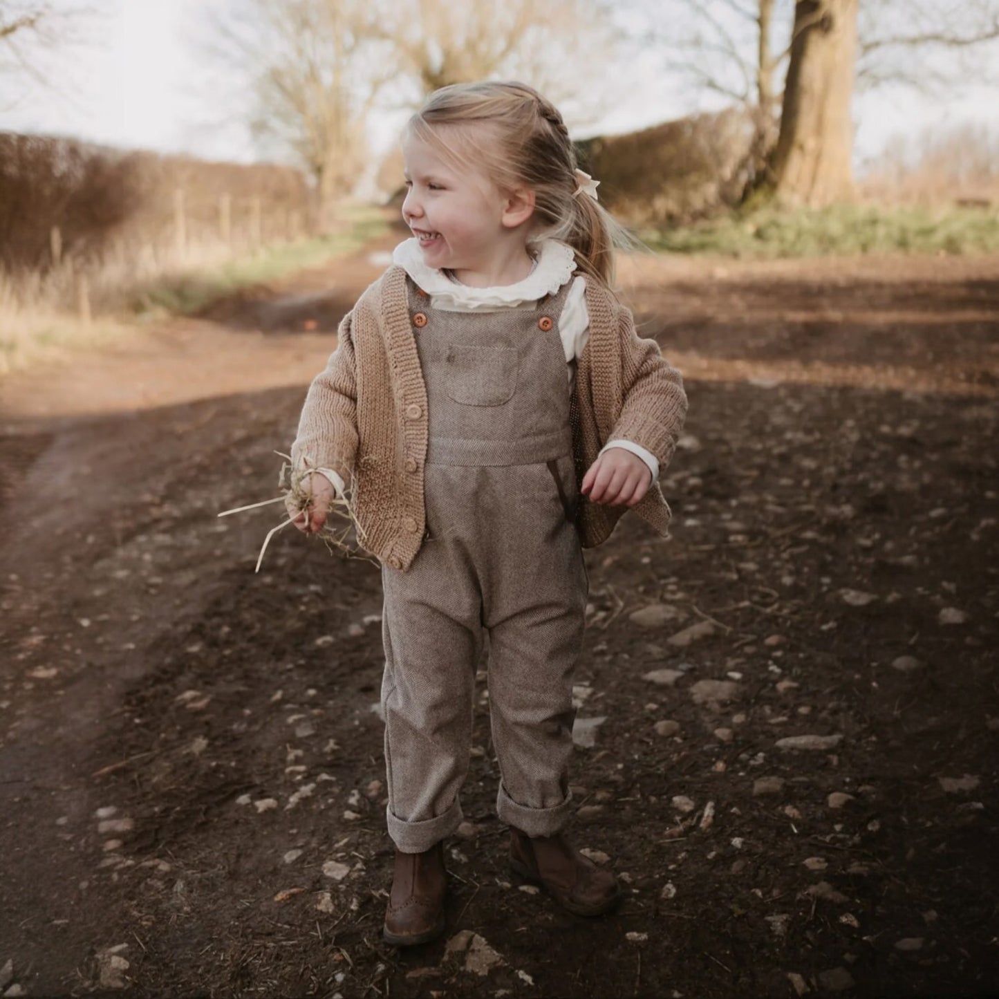 The Little Stamford Co. Tweed Dungarees