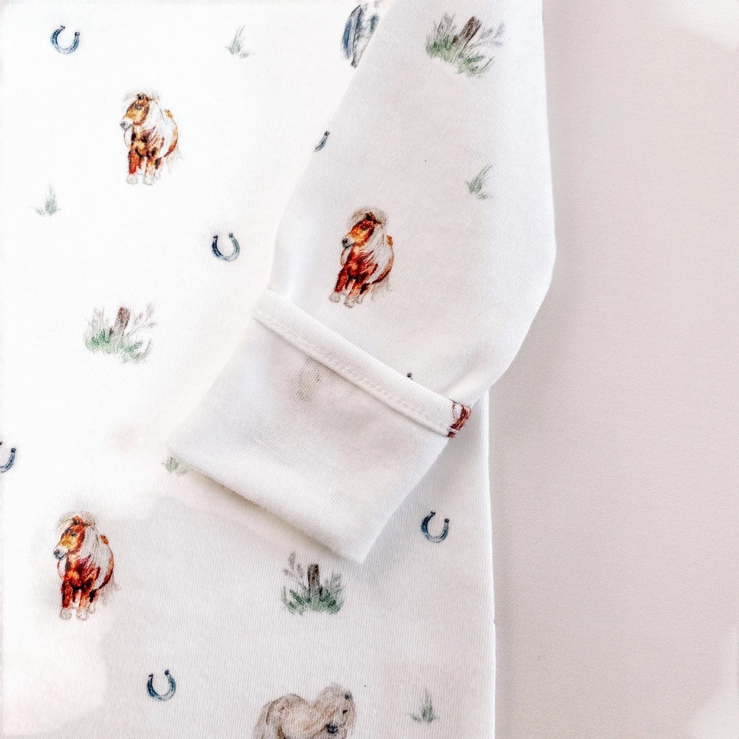 The Little Stamford Co. Pony Baby Sleepsuit