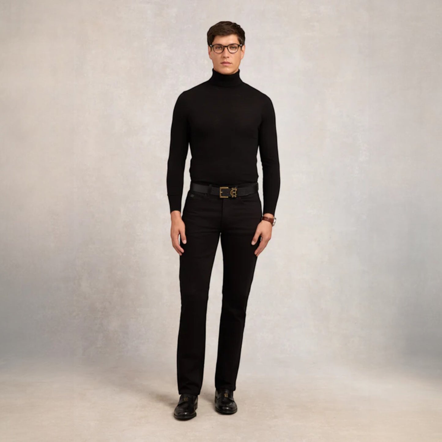 Holland Cooper Men's Classic Straight Jean Black