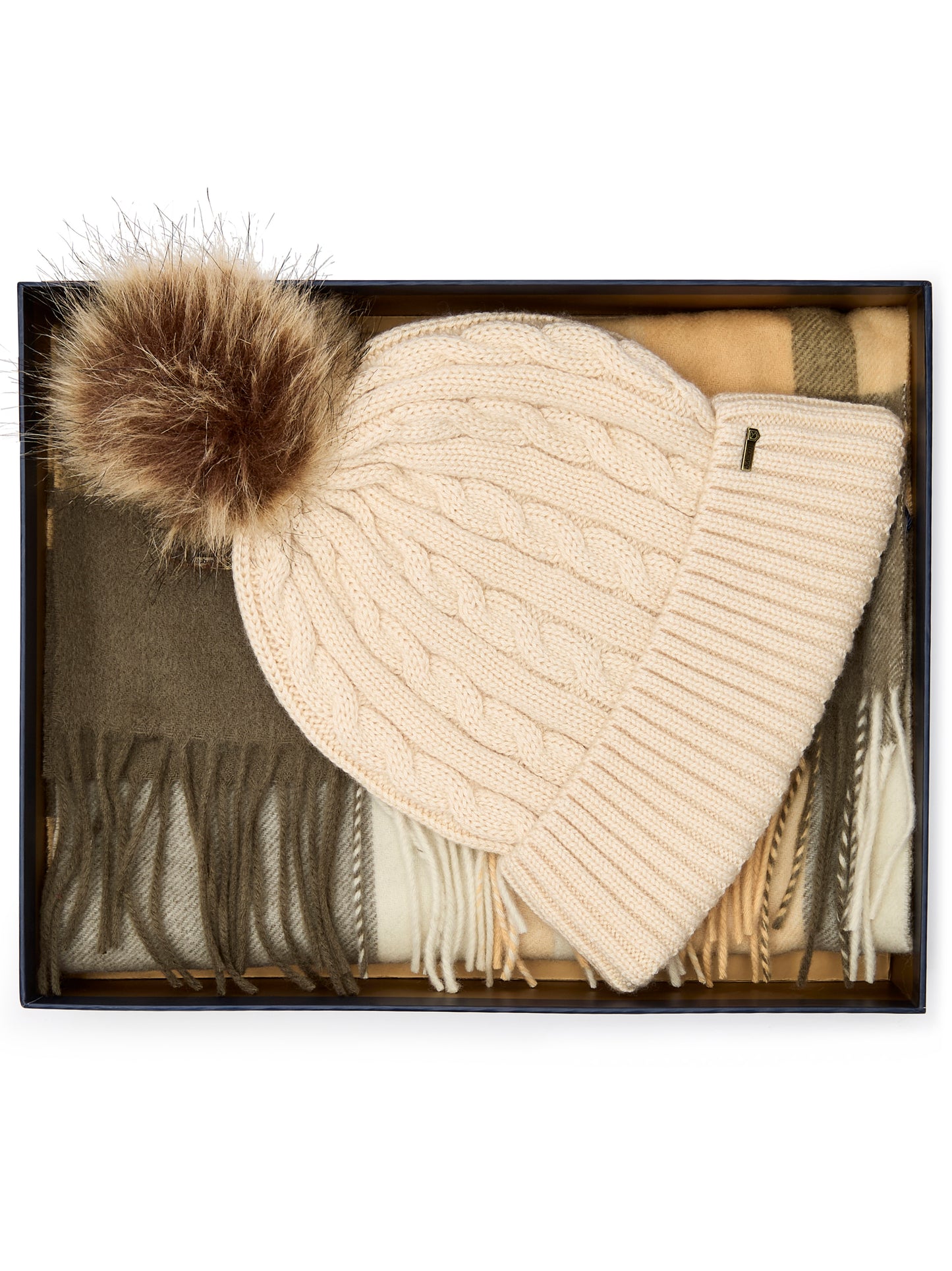 Dubarry Foley Hat & Scarf Set Dusky Green