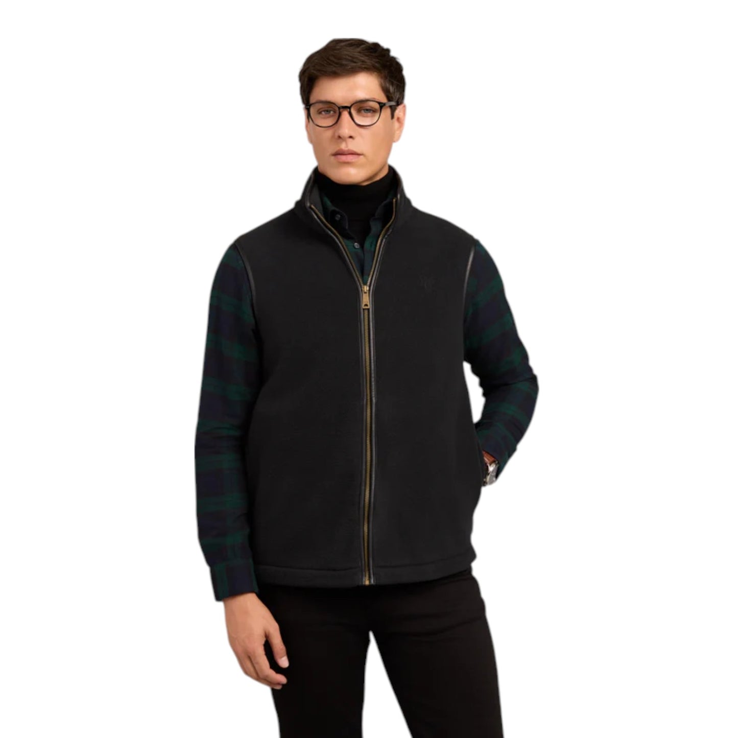 Holland Cooper Men's Country Fleece Gilet Black