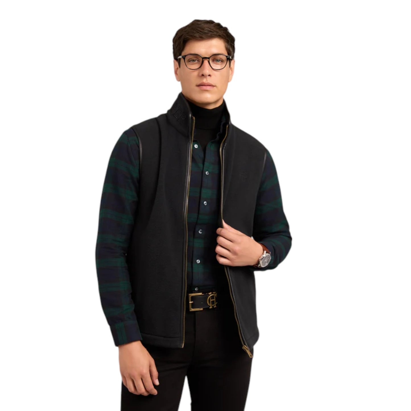 Holland Cooper Men's Country Fleece Gilet Black