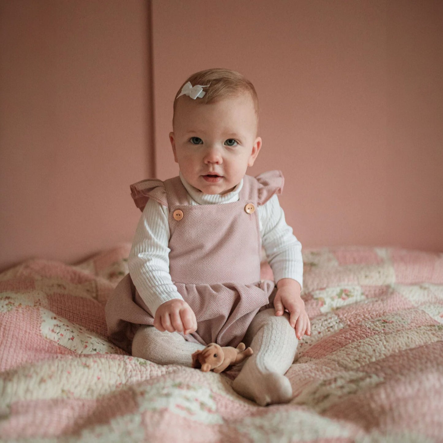 The Little Stamford Co. The Rosie Tweed Romper