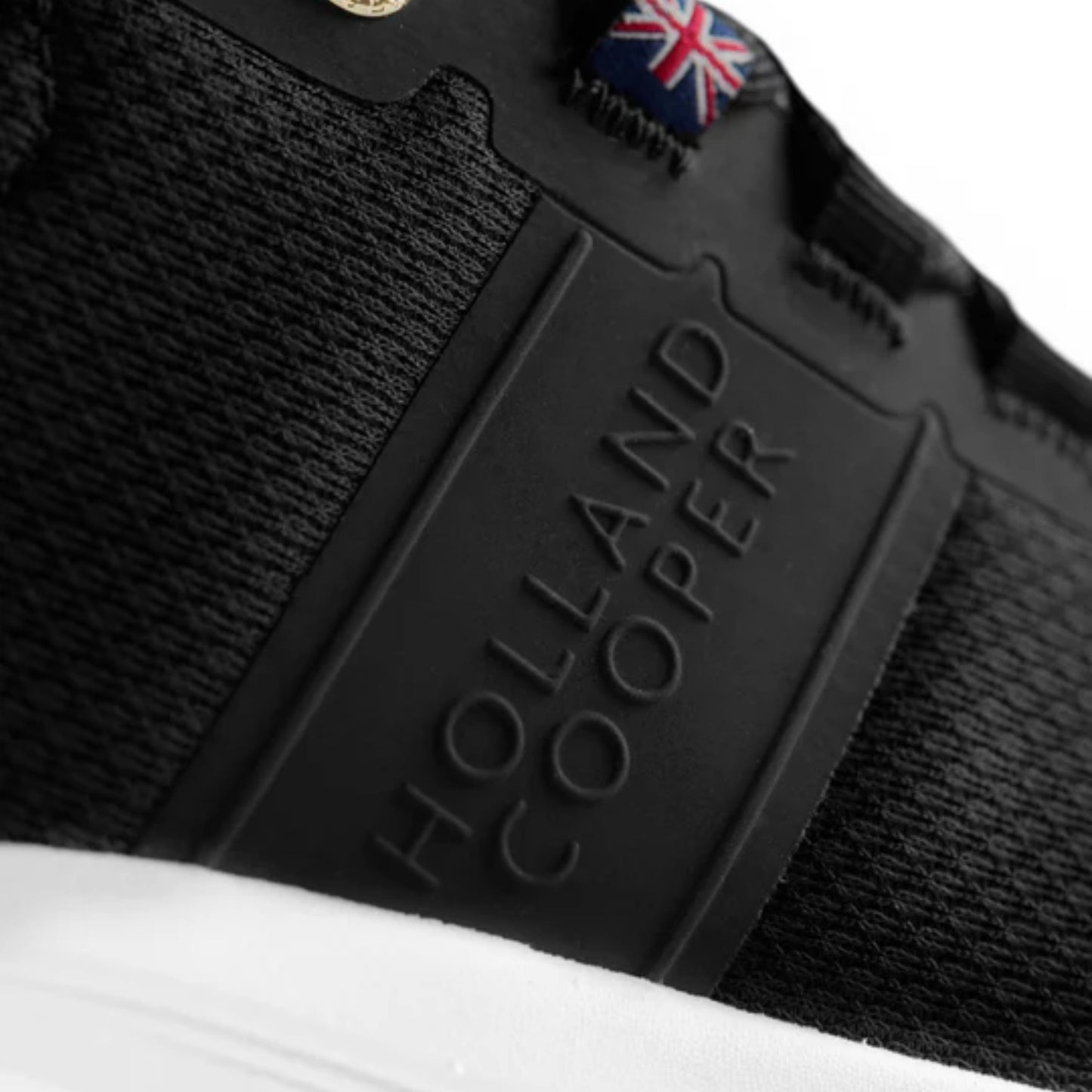 Holland Cooper Burghley Waterproof Trainers Black