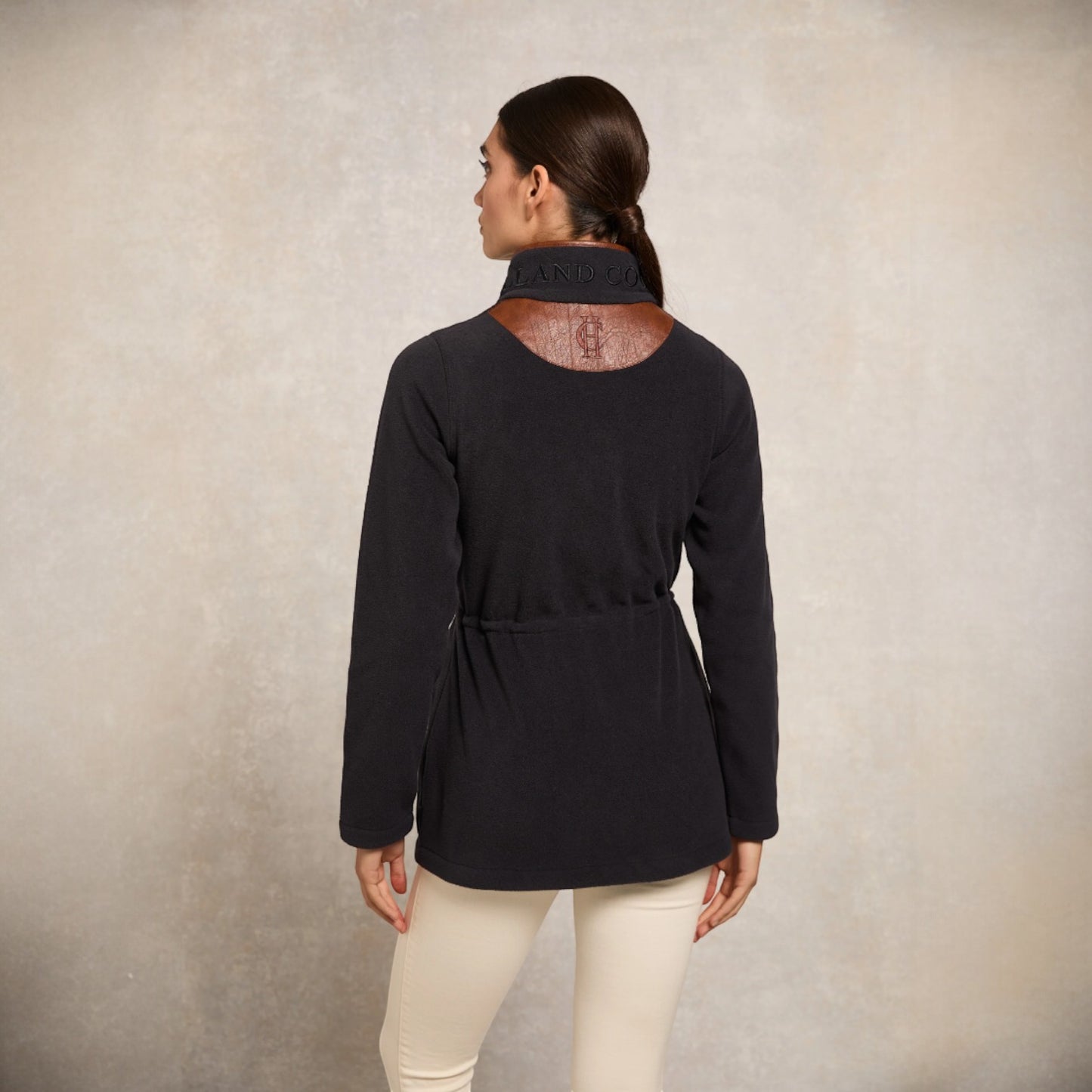 Holland Cooper Country Longline Fleece Ink Navy