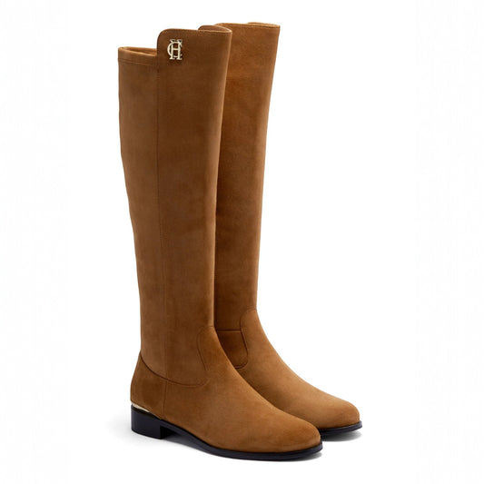 Holland Cooper Albany Boot Tan Suede