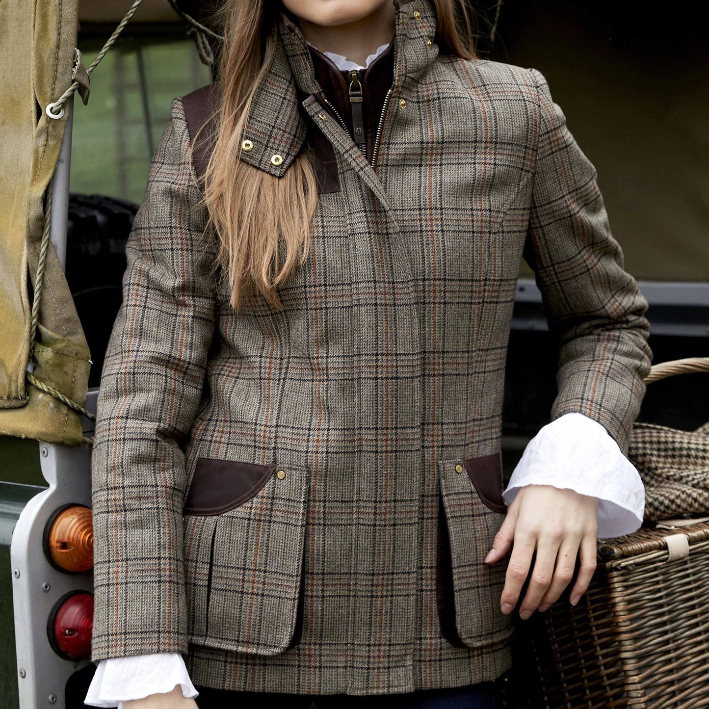 Holland Cooper Country Classic Jacket Bourbon Tweed