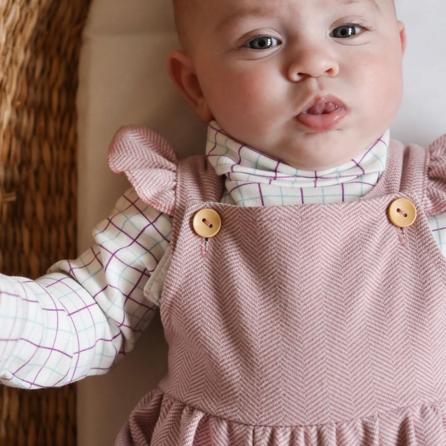 The Little Stamford Co. The Rosie Tweed Romper