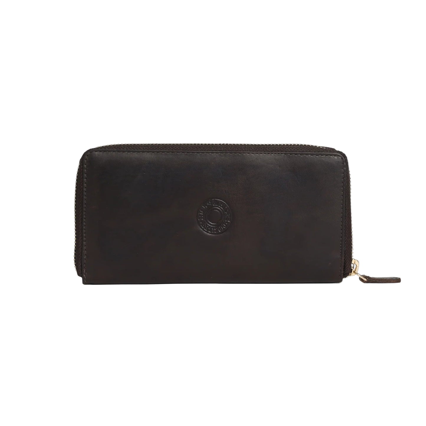 Hicks & Hides Chedworth Zip Around Bit Purse - Brown