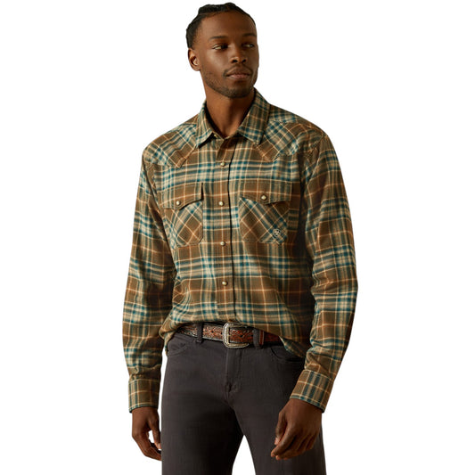 Ariat Henry Retro Fit Shirt Dark Green