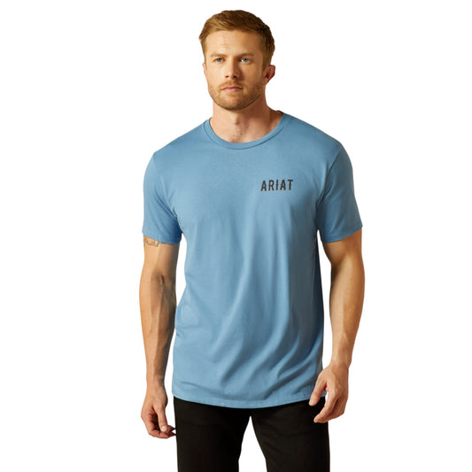 Ariat Blazing Saddle T-Shirt Cornet Blue