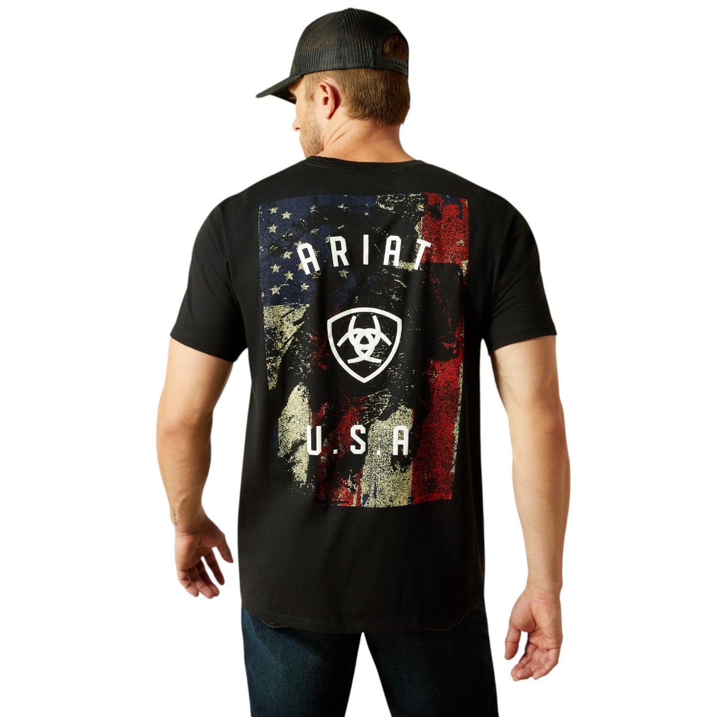 Ariat Faded Bull T-Shirt Black