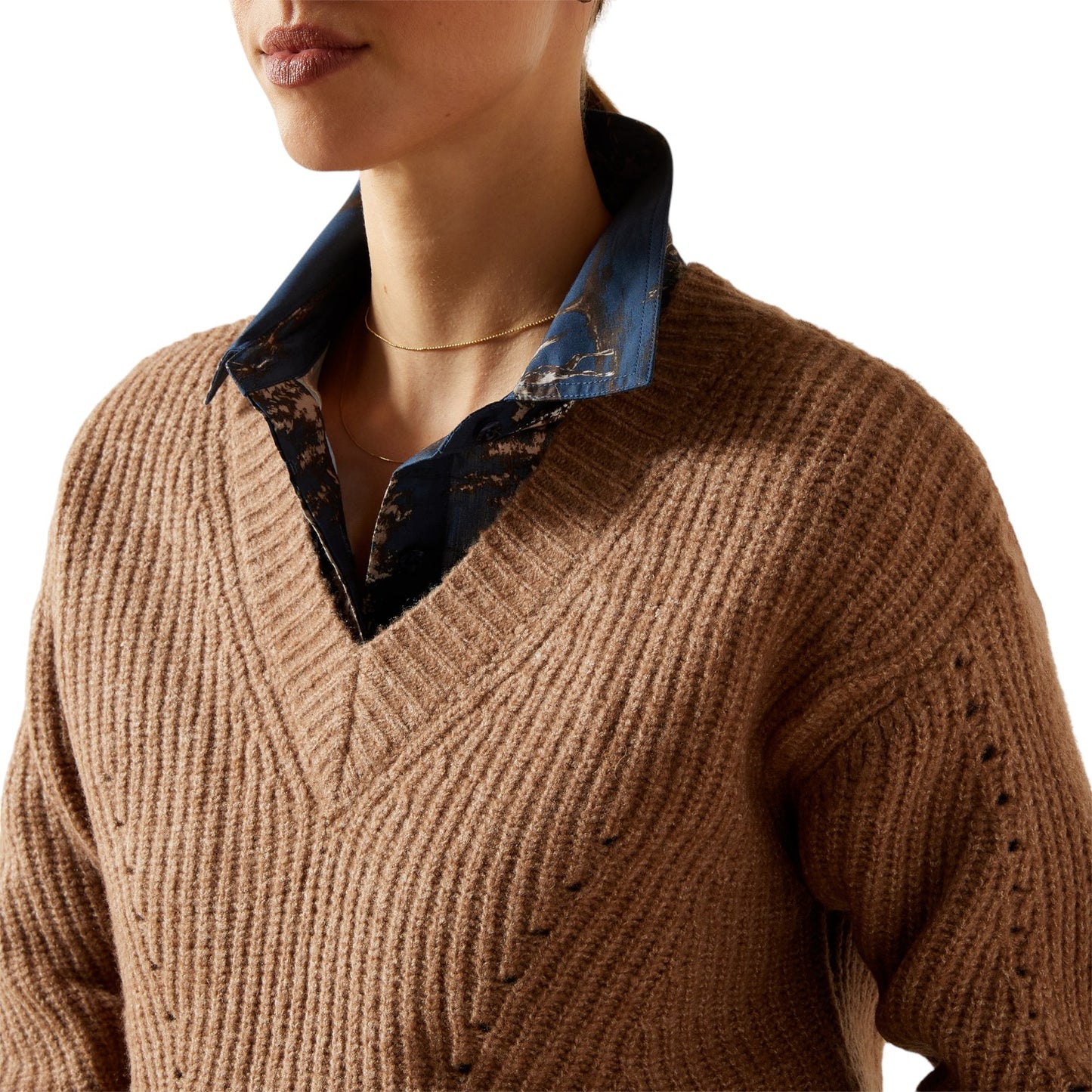 Ariat Blaydon Sweater Woodsmoke Heather