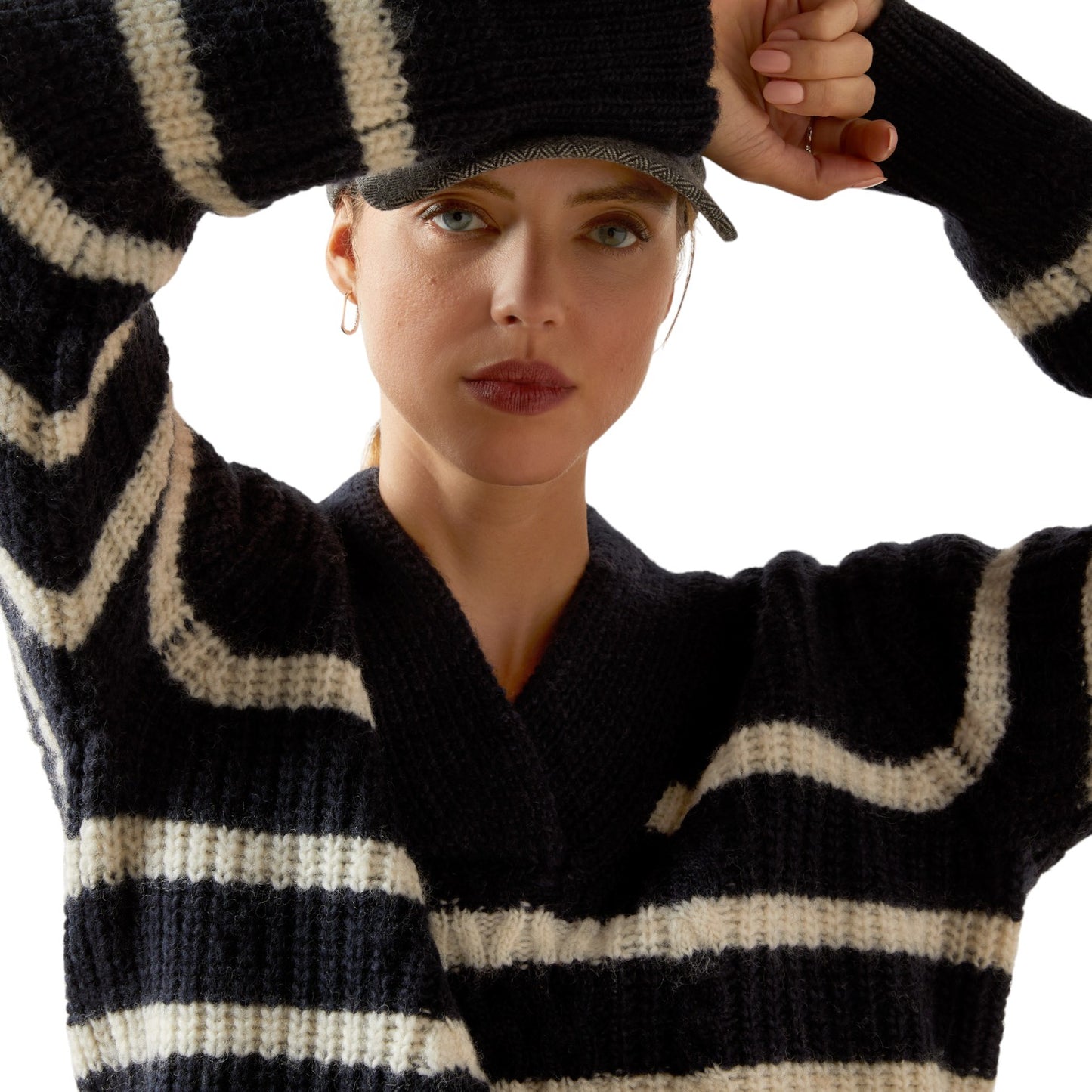 Ariat Arley Sweater Navy & Cream Stripe