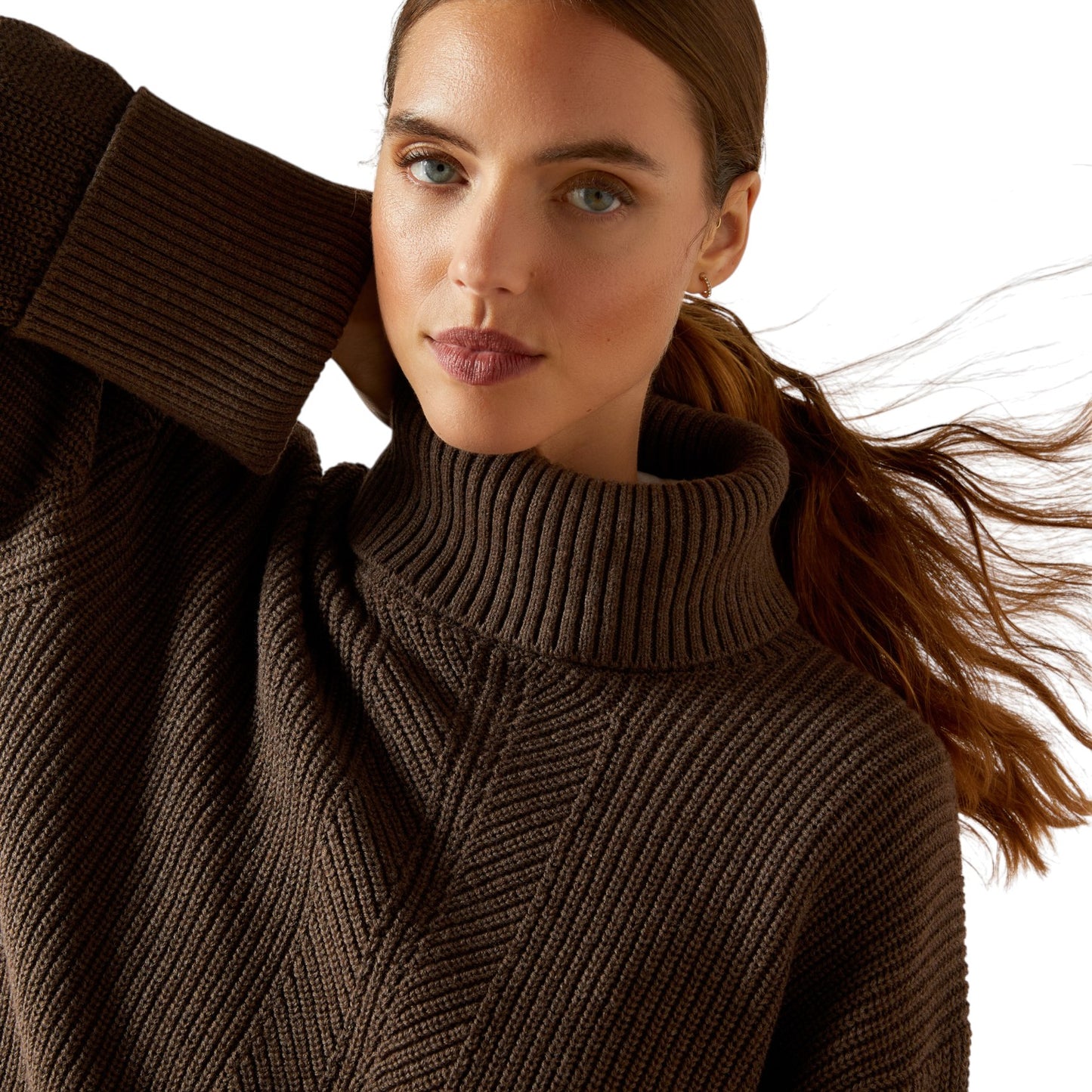Ariat Lendal Sweater Coffee Bean Heather