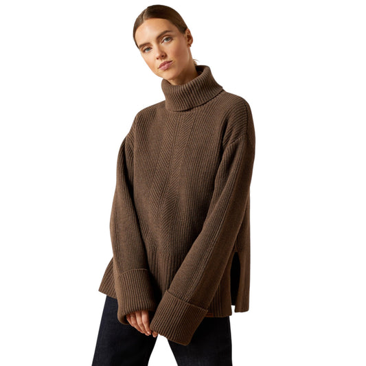 Ariat Lendal Sweater Coffee Bean Heather