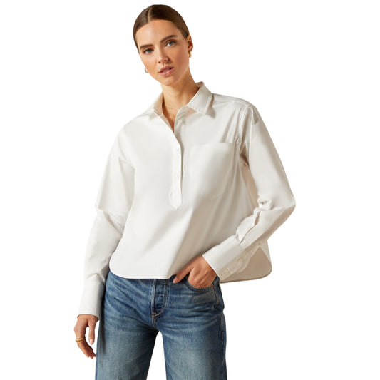 Ariat Osney Blouse White Alyssum