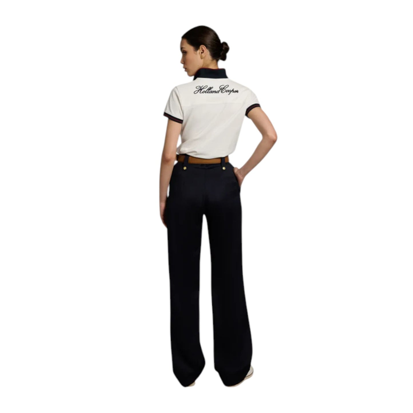 Holland Cooper Heritage Short Sleeve Polo Shirt White
