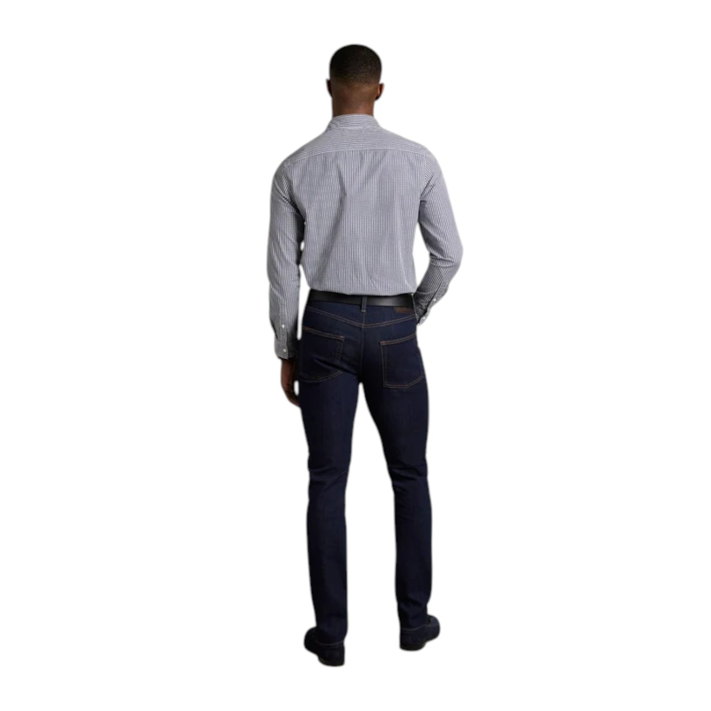 Holland Cooper Slim Fit Button Down Shirt Navy Gingham
