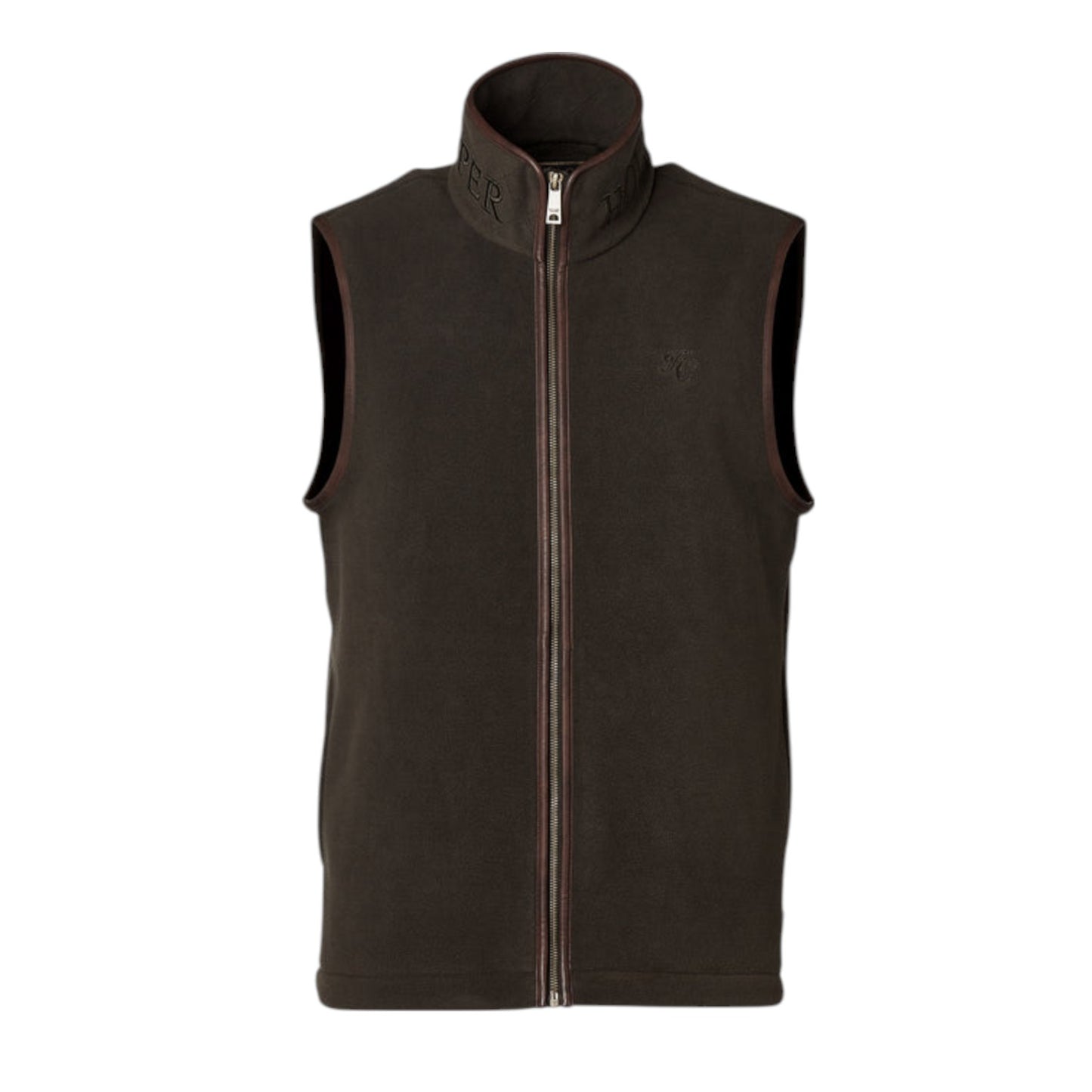 Holland Cooper Men's Country Fleece Gilet Khaki