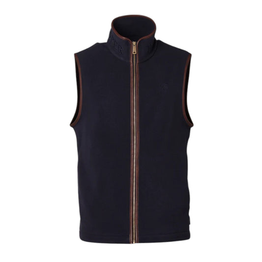 Holland Cooper Men's Country Fleece Gilet Ink Navy