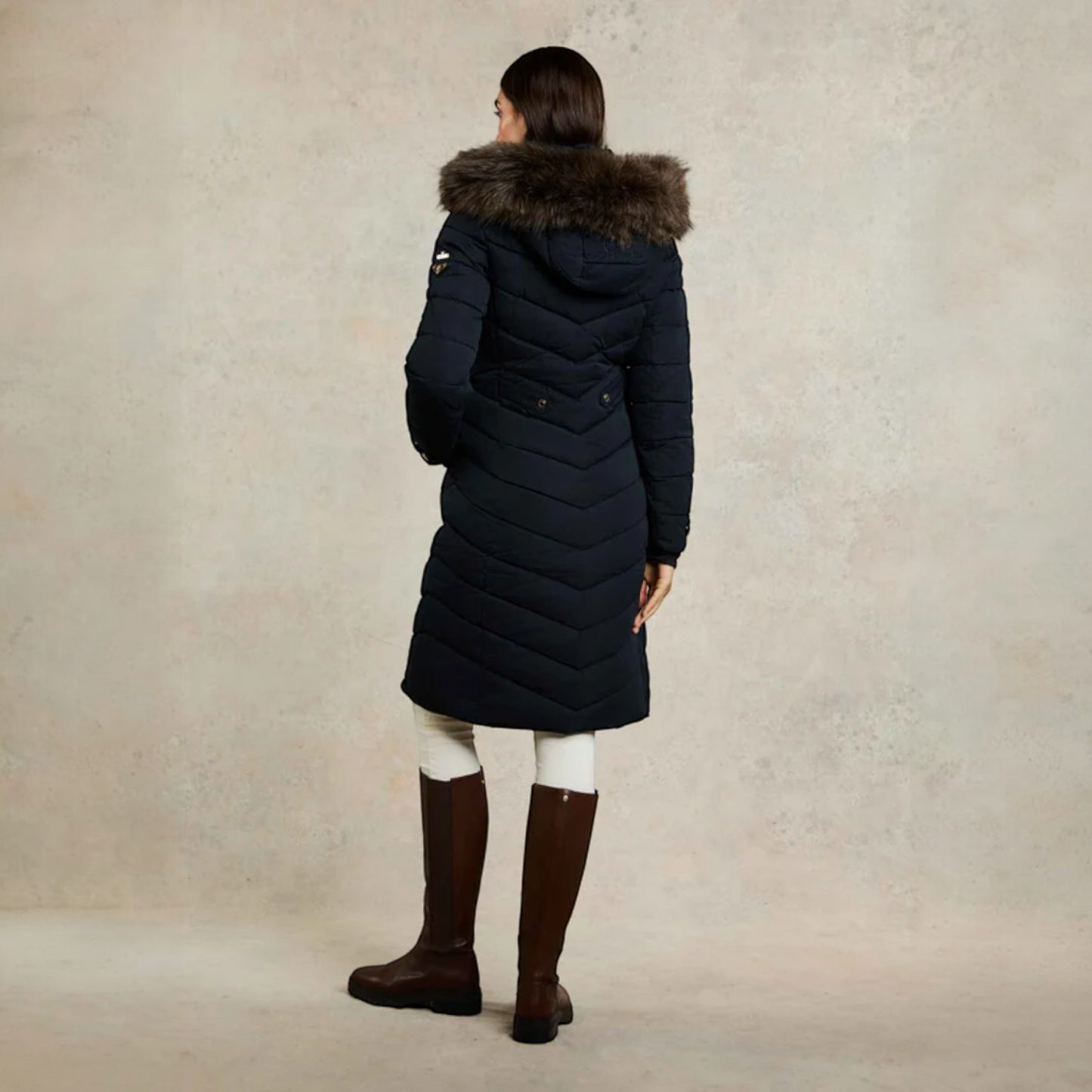 Holland Cooper Chamonix Coat Ink Navy