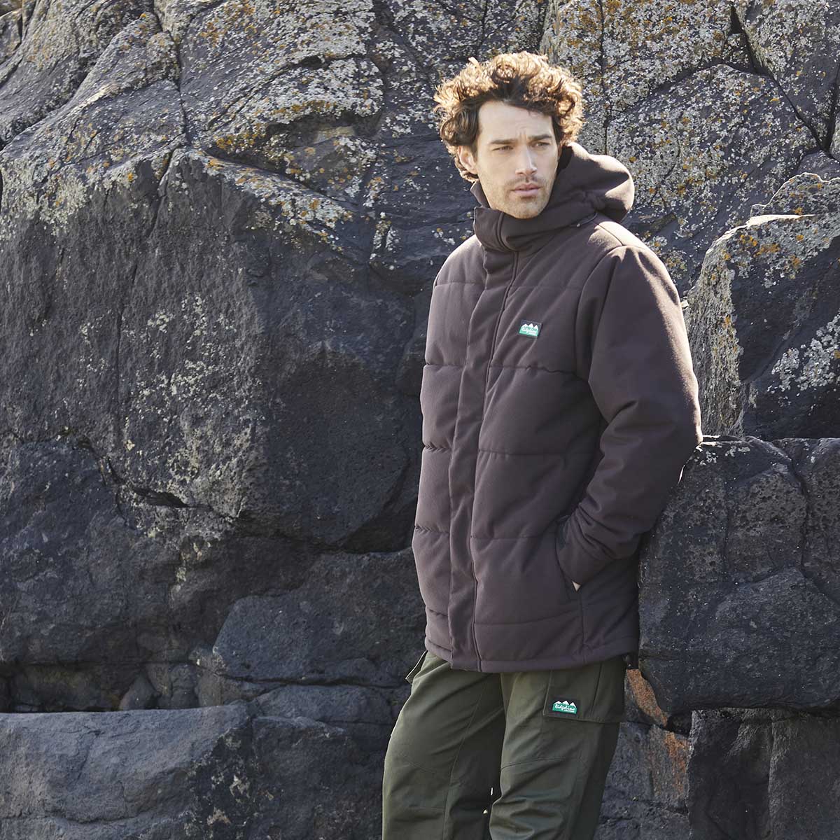 Ridgeline Men's Tundra Thermal Jacket Deep Bark