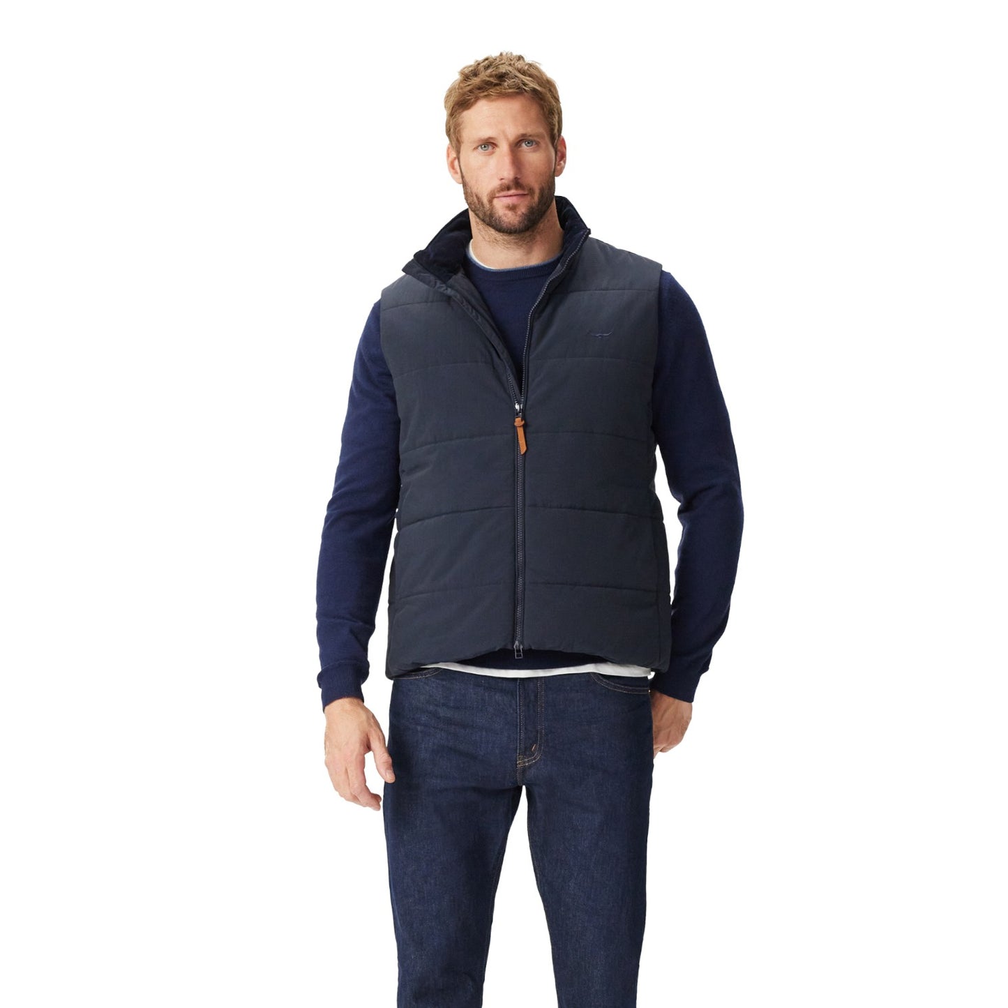 R.M.Williams Padstow Primaloft Fill Vest Navy