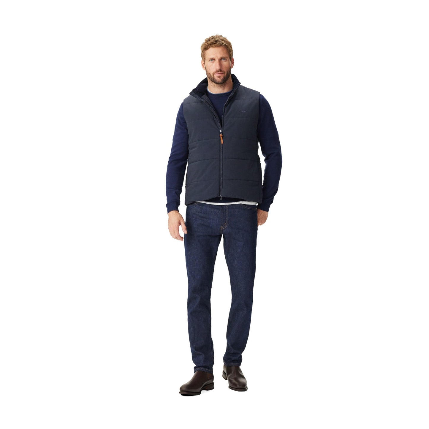 R.M.Williams Padstow Primaloft Fill Vest Navy