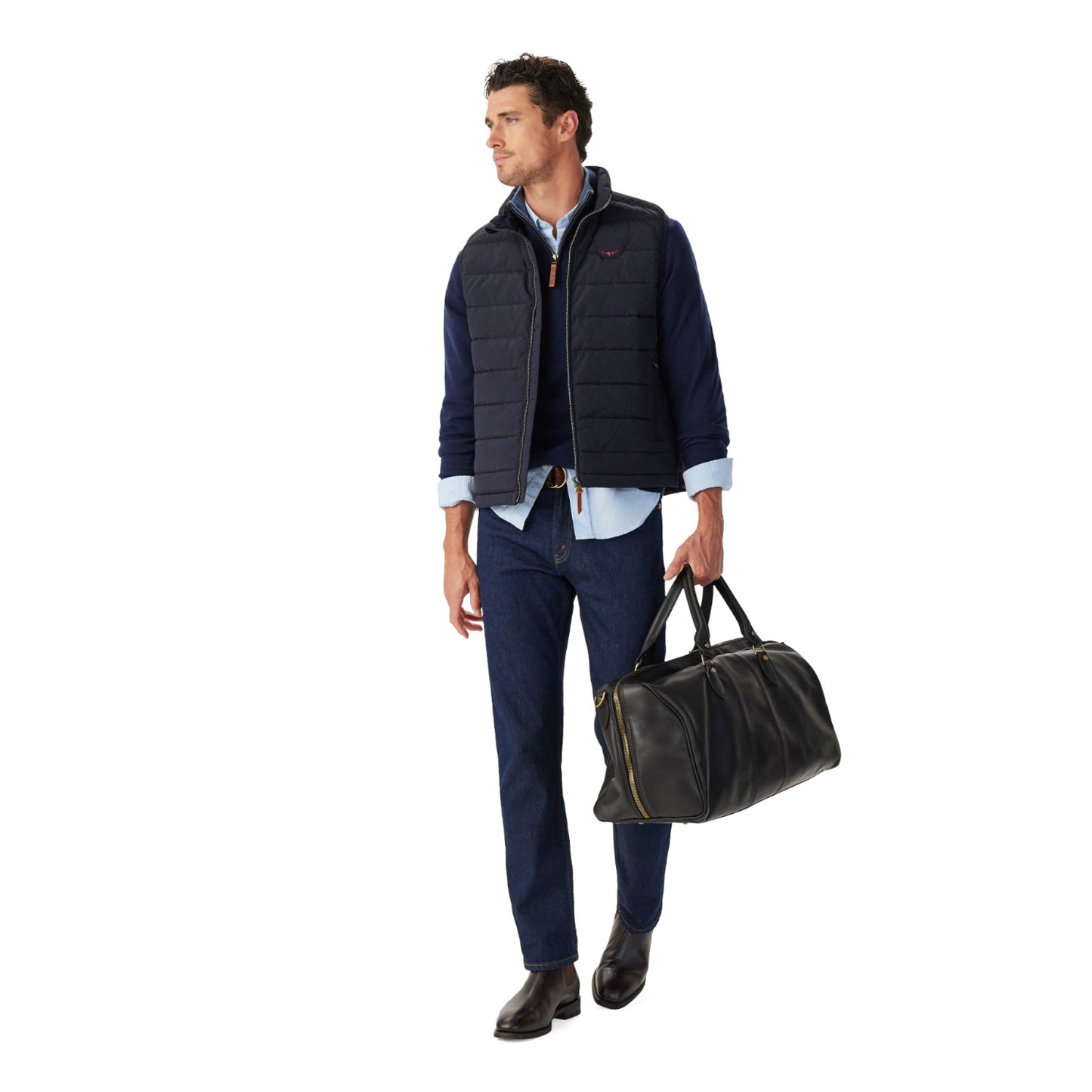 R.M. Williams Rydal Padded Vest Navy