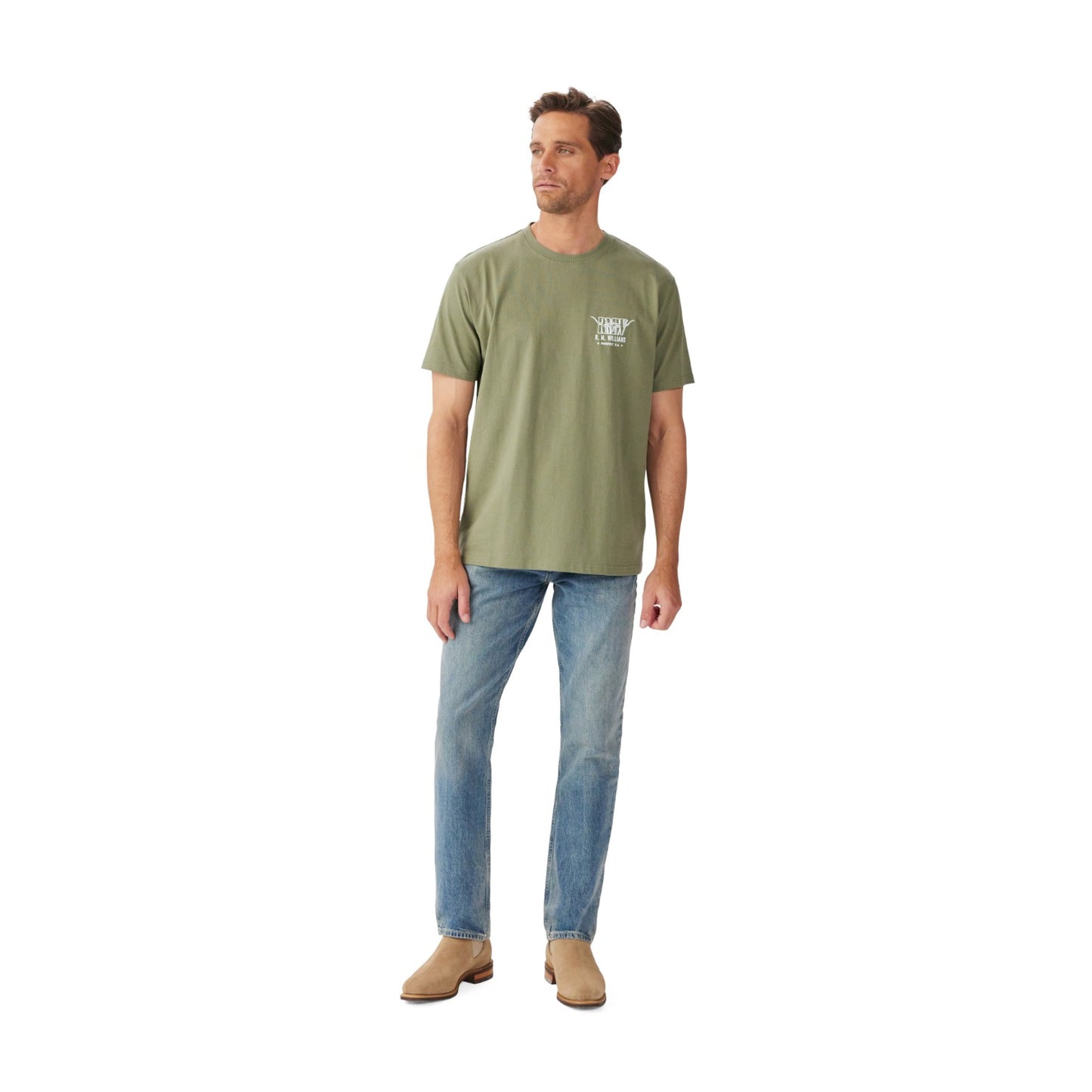R.M.Williams Prospect T-Shirt Fatigue