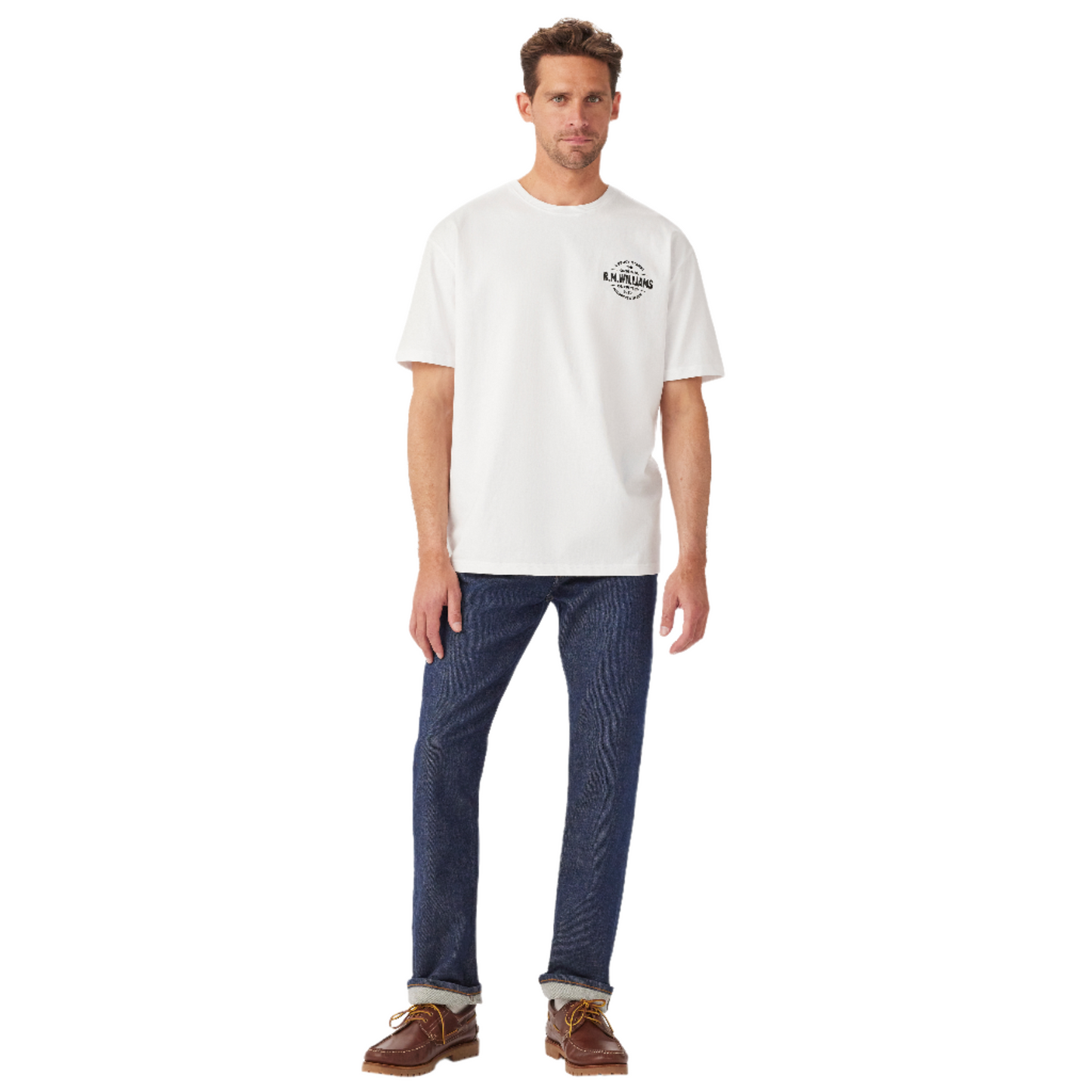 R.M.Williams Prospect Tee White