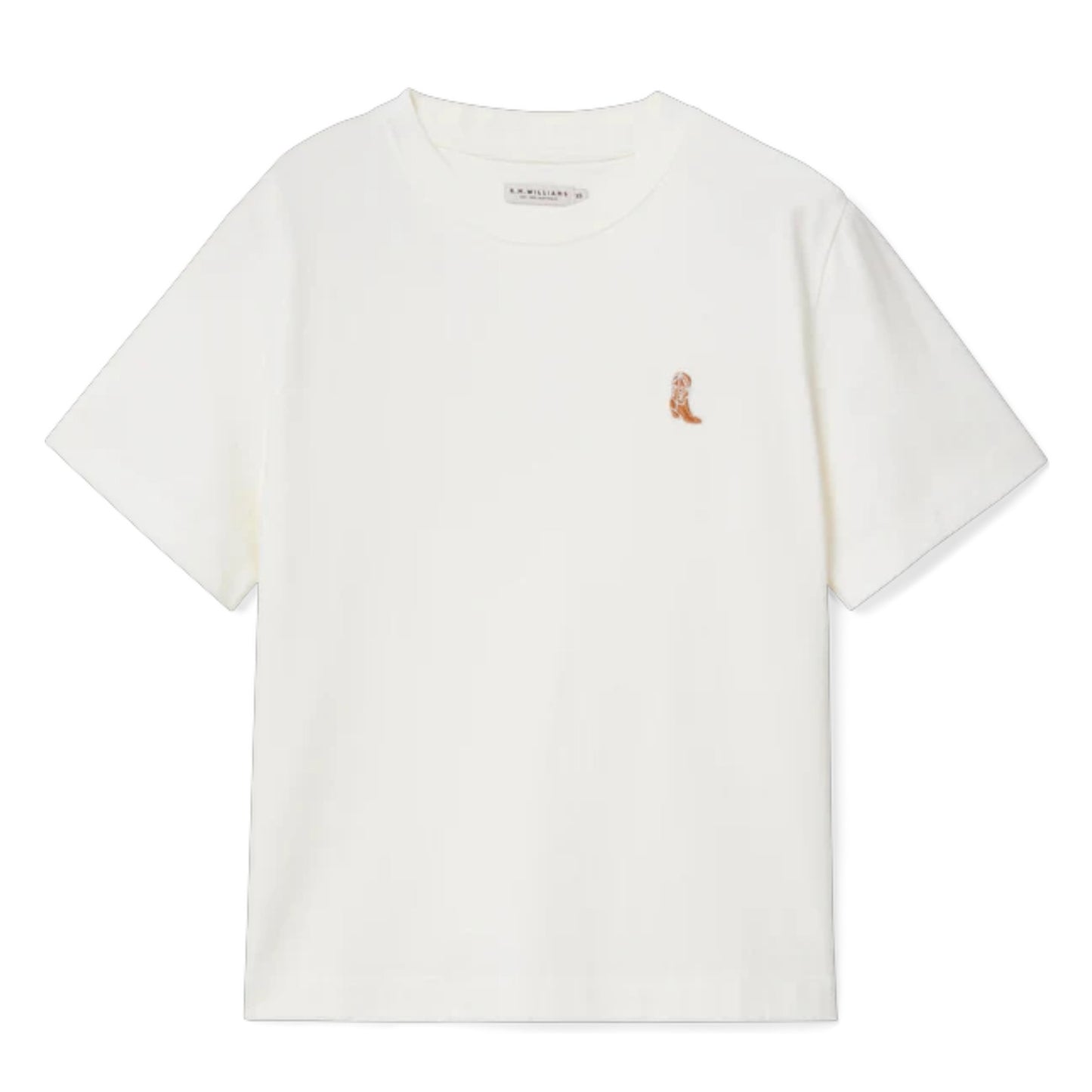R.M.Williams Rodeo Queen Embro T-Shirt Off White