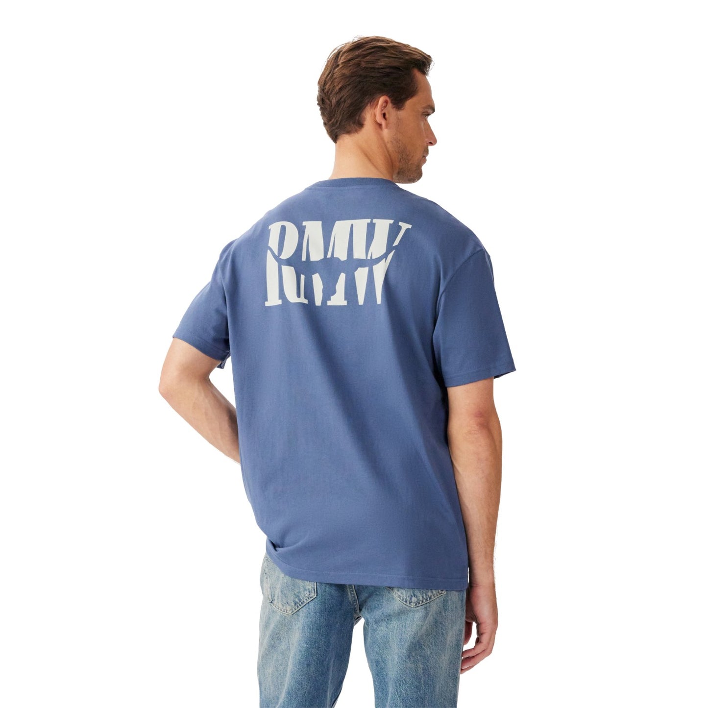 R.M.Williams Branded T-Shirt Blue